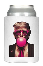 Trump Bubblegum Gulf of America Can Coozie Koozie