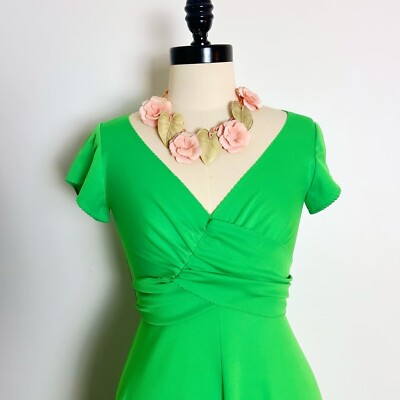 shamrock bridesmaid dresses V-neck Ruffles Sleeves Chiffon Bridesmaid Dresses with Slit