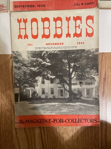 VINTAGE HOBBIES MAGAZINES LOT 1939 (4 issues) 1941 (2 issues) 1948 (1 issue) HTF - Picture 8 of 8