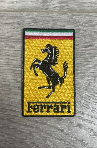 Ferrari Sew on  Iron on Patch Embroidered Motor Racing Badge