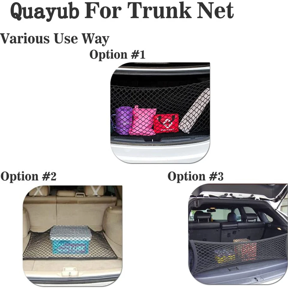 Red de carga trasera estilo sobre malla elástica de nailon para Suzuki Grand Vitara 06-2013 Foto 3 de 4