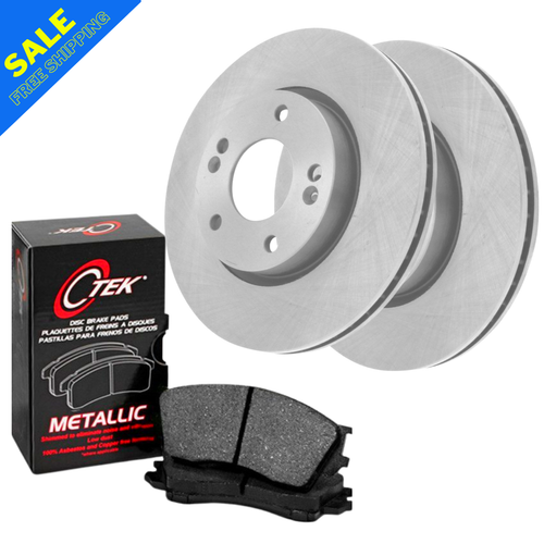 Front Blank Brake Rotors+SemiMet Brake Pads Fits Hyundai Kia Tucson Sportage eBay