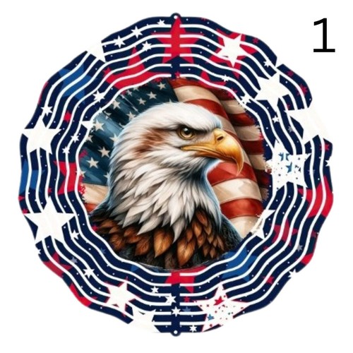 Patriotic 8" Wind Spinner - Bild 2 von 7