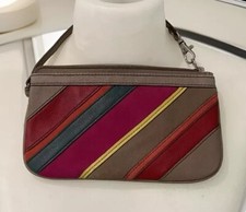Fossil Women  s Small Leather Purse Top Handle Multicolor