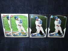 2023 Bowman 1st Bowman Rookie Lot 2 Bowman & 2 Chrome Juan Olmos #BCP136