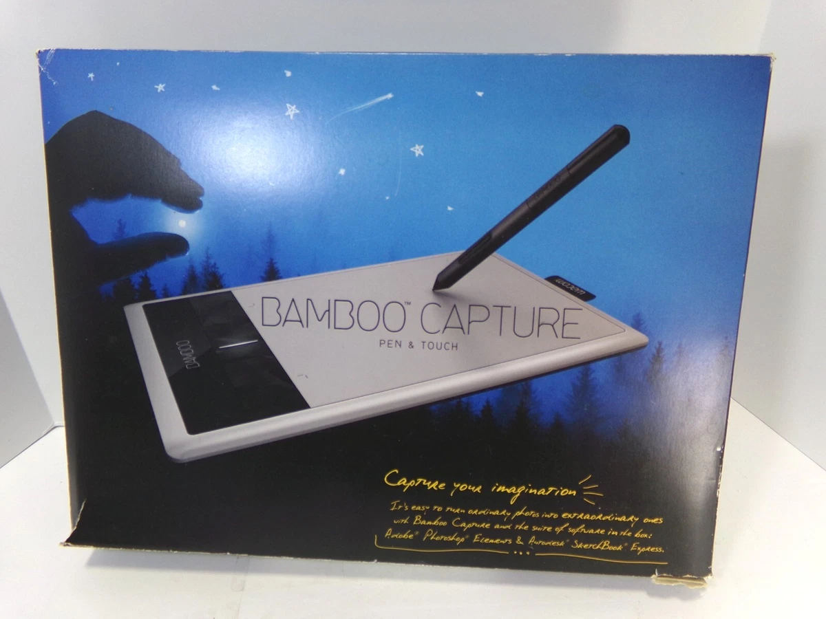 Wacom Bamboo CTH-470 Tablet Drawing Capture Pen & Touch in Box