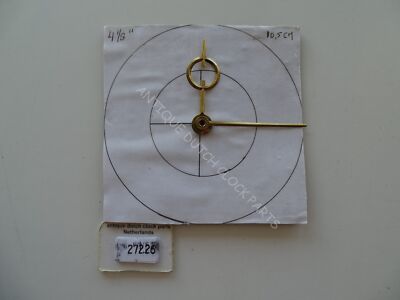 ORIGINAL CLOCK HANDS TAKEN FROM A GERMAN ELECTRIC KUNDO CLOCK