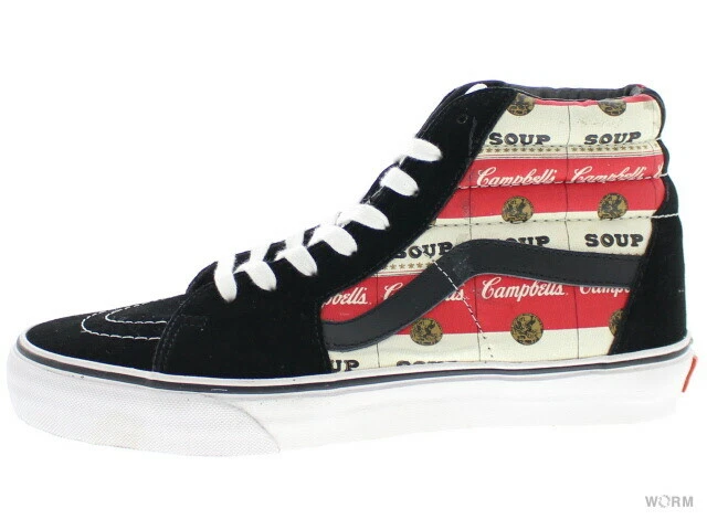 【US12】 VANS SK8 HI PRO SUPREME CAMPBELLS SOUPE VN 099N6VL 【DS】