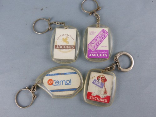 Porte-clés Publicitaire Suchard – Vintage, émaillé, Accessoire Rétro