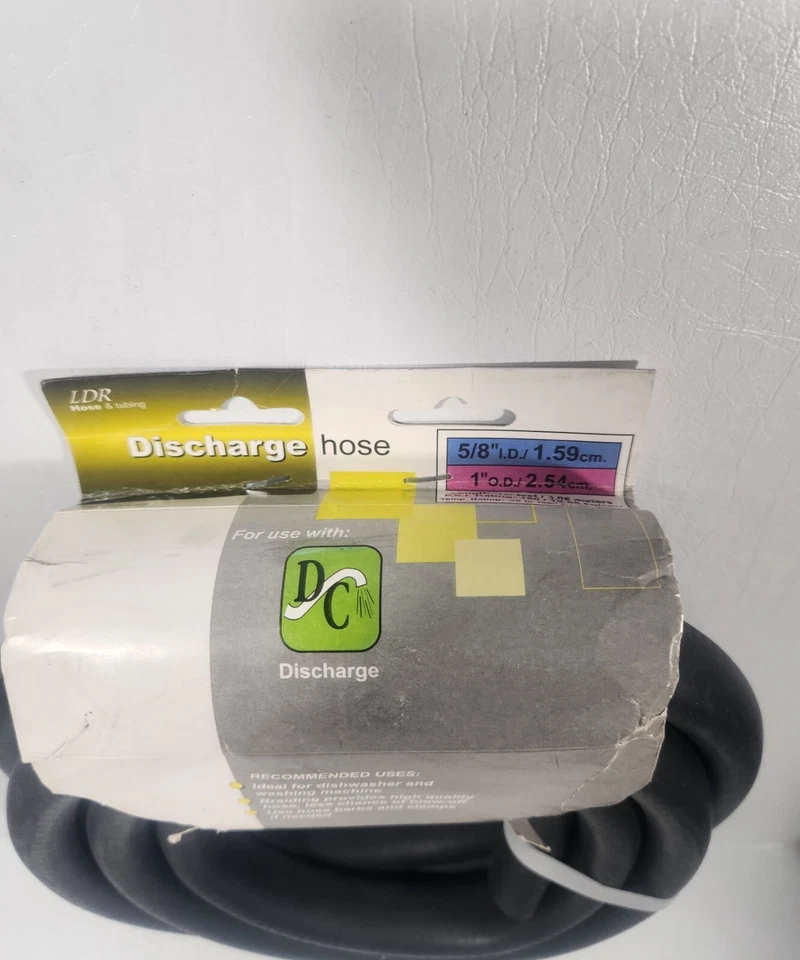 516 D5810 5/8" I.D. Bolsa de manguera de descarga para lavavajillas X 10', de Ldr Industries Foto 3 de 3