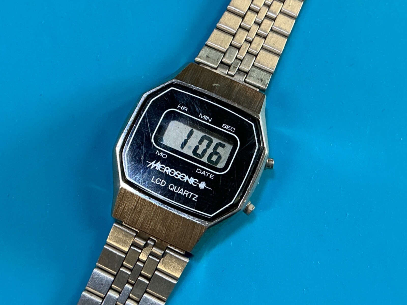 MICROSONIC  LCD  digital electronic watch   Rare … - image 1
