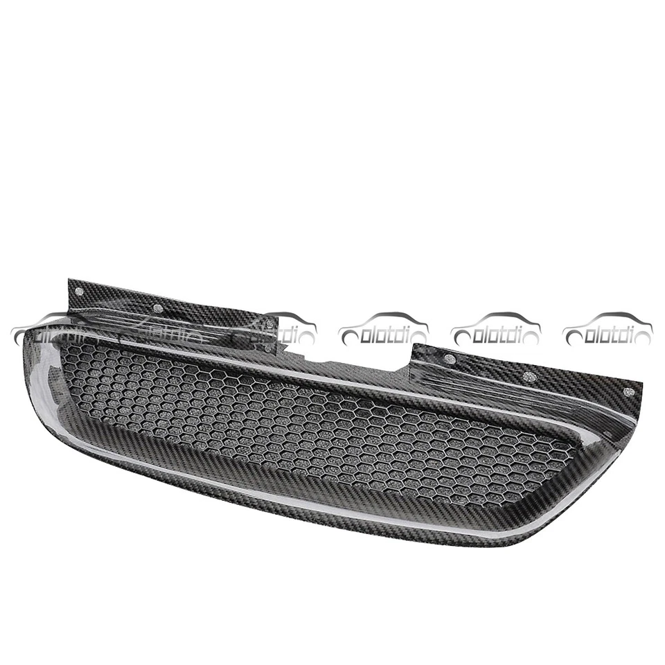 For 2009-11 Hyundai Genesis Coupe RS Style Carbon Fiber Front Water Tank Grilles - Изображение 4 из 4