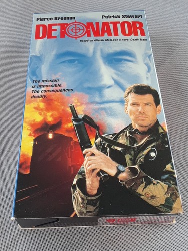 Detonator VHS 1992 Pierce Brosnan Patrick Stewart b4 - 第 1/4 張圖片