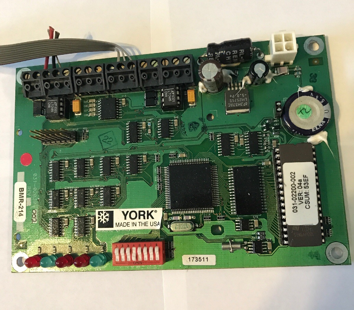 YORK MICRO GATEWAY CIRCUIT BOARD MODEL/REVISION: 031-02039 YORK MICRO GATEWAY CIRCUIT BOARD MODEL/REVISION: 031-02039
