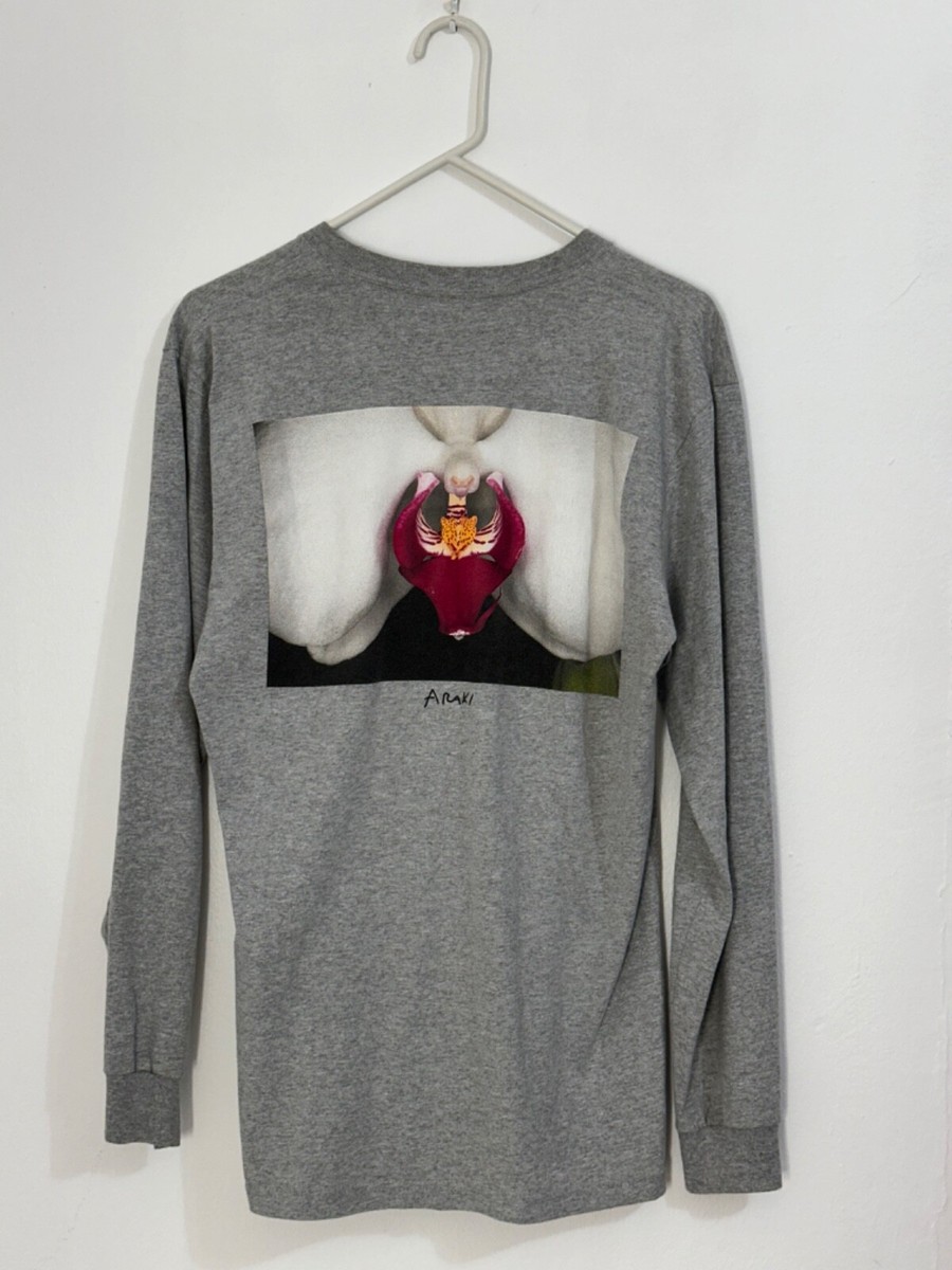 シュプリーム　Araki Orchid L/S Tee Supreme Araki Orchid L/S tee FW16 grey Long sleeve size M