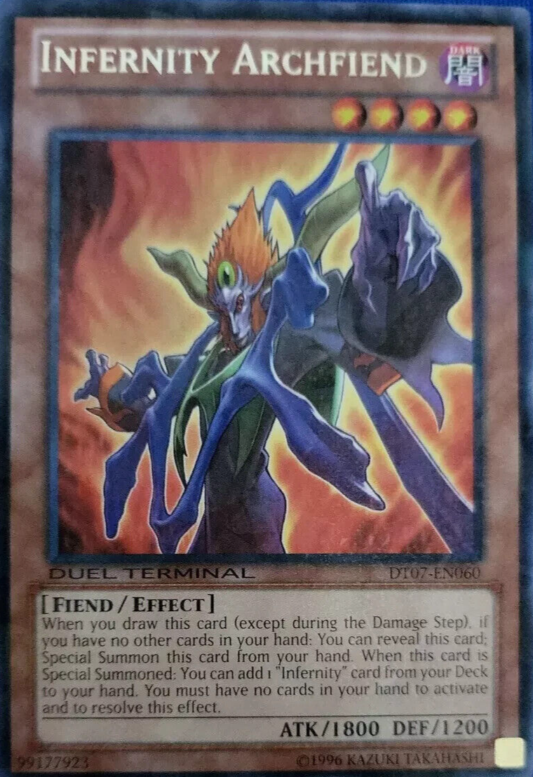 Infernity Archfiend - DT07-EN060 - Duel Terminal Rare YUGIOH CARD NM MINT | eBay Infernity Archfiend - DT07-EN060 - Duel Terminal Rare YUGIOH CARD NM MINT | eBay