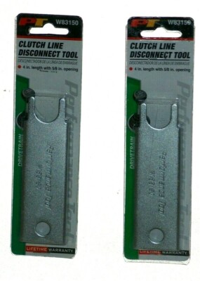  2 pcs CLUTCH LINE DISCONNECT TOOL W83150 PERFORMANCE TOOL 4in L 5/8 in opening