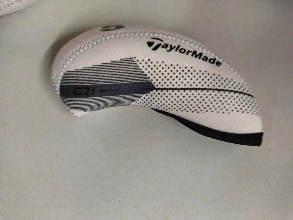 10Pcs New White TLM Club Golf Iron Head Covers Qi Headcovers Neoprene - Image 2 of 2