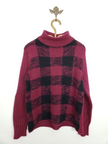 Wooden Ships Knit Buffalo Check Plaid 