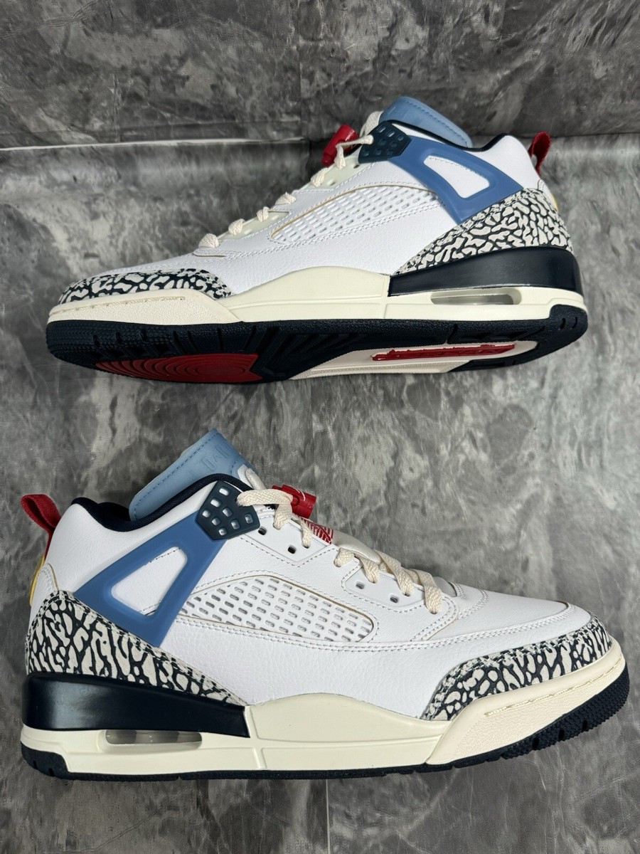 NIKE★JORDAN SPIZIKE LOW★FOOTBALL BLUE/UNIVERSITY RED Buy Jordan Spizike Low Men's Shoes - Football Blue