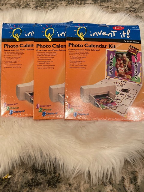 Invent It Photo Calendar Kit Plus Software For Ink Jet Printers For 