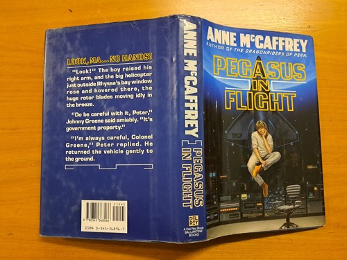 Anne McCaffrey .. hardcover with dust jacket - PEGASUS IN FLIGHT - 1st USA ed - Picture 2 of 8