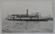 Steamship Steamer PIZARRO real photo postcard RPPC