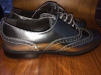 Russell & Bromley Jeeves Lace Up Brogues Uk 4.5 Eur 37.5 Silver Russell & Bromley Jeeves Lace Up Brogues Uk 4.5 Eur 37.5 Silver