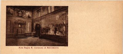 CPA AK Aula Magna R. Universita di MACERATA ITALY (394671)