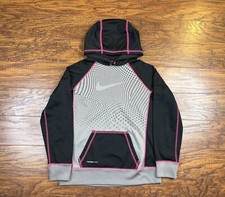 Nike Therma Fit Hoodie Girls XL black/gray/pink R3