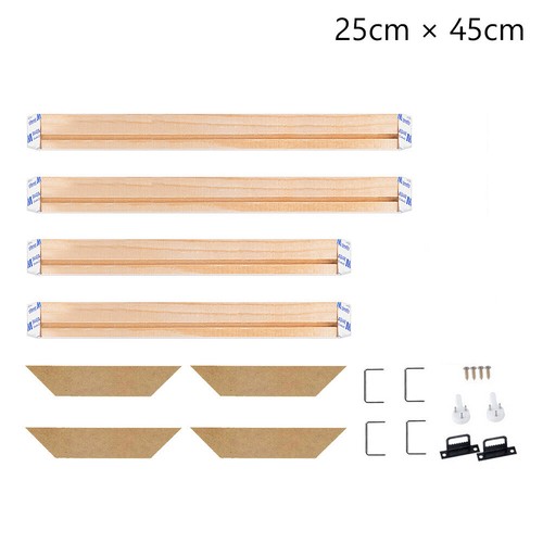 Art Canvas Stretcher Bar DIY Picture Natural Solid Wood Frame Stretching Strip - Picture 25 of 84