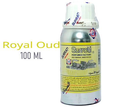 Royal Oud by Surrati concentrated Perfume oil ,100 ml packed, Attar oil.