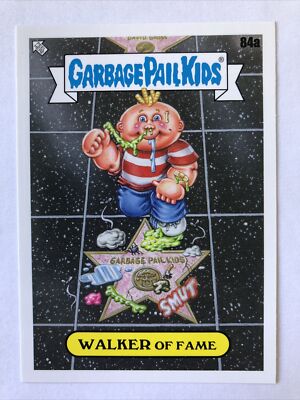 Garbage Pail Kids Topps 2021 Go On Vacation Sticker Walker Of Fame 84a