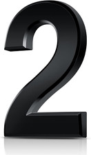 Mailbox Numbers Self Adhesive, 3 Inches 3D Mailbox Numbers Waterproof, Door Numb