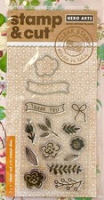 STAMP CUT FLOWERS by Hero Arts Stamp Dies botanical spring garden roses bloom