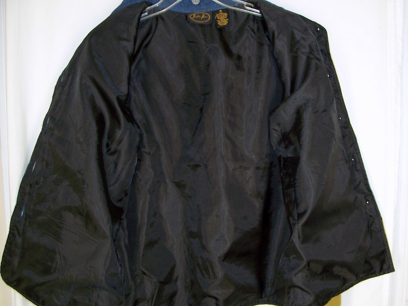 Patchwork Jacket S Julia Kim Floral Button Front … - image 9