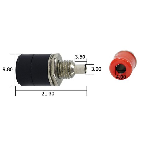 4mm Banana Socket Binding Posts for Electrical Connector Terminal Pack of 10 - Picture 9 of 10
