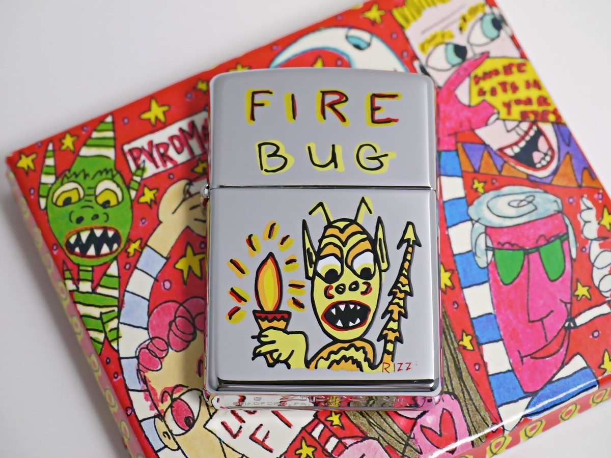 ZIPPO JAMES RIZZI LIMITED EDITION , FIRE BUG , VERY RARE ZIPPO JAMES RIZZI LIMITED EDITION , FIRE BUG , VERY RARE