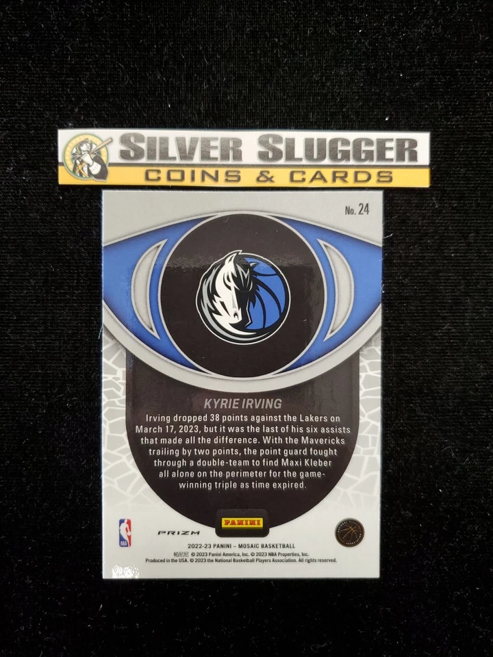 2022-23 Kyrie Irving Panini Mosaic Overdrive #24 Dallas Mavericks - Image 2 of 2