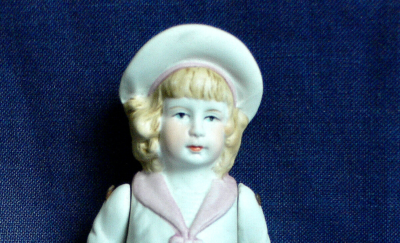 Petite Poupée Ancienne, Mignonnette Porcelaine Tout En Biscuit 197757726652
