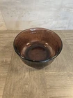 Vintage 1970's Amethyst FORTECRISA Mexico Purple Glass Bowl 5"