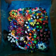 5 Pcs RANDOM KANDI SOUP Kandi Bracelets, Rings, Stars, Flowers, Hearts, & More