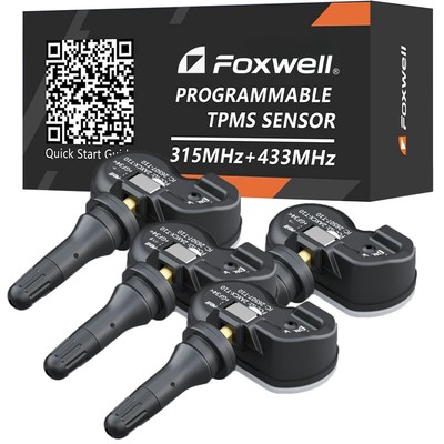 4x Foxwell Reifendrucksensor XRDE810 RDKS TPMS Gummi für Chevrolet Corvette C8