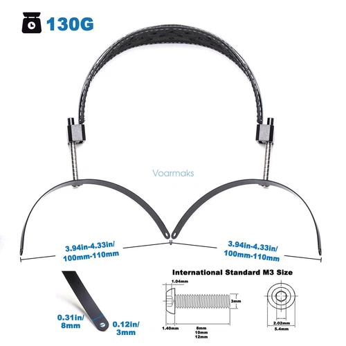 Leather Metal Headband for HE400,SUNDARA,Closed-Back,HE R10,HE560,HE6se,SUSVARA