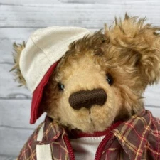 Saturday Evening Post Handmade Artist Bear Plush Fully Jointed Stuffed Animal