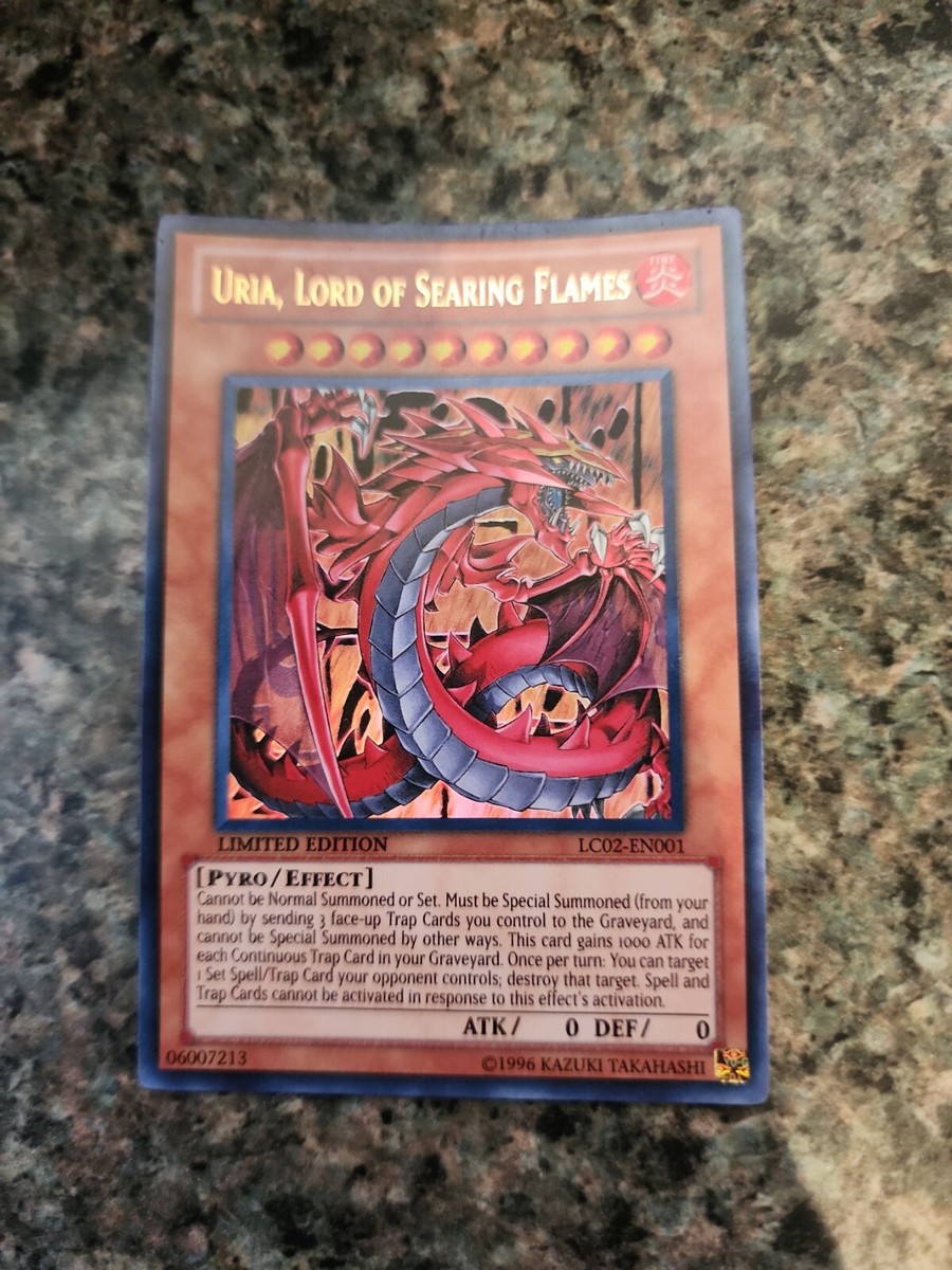 Yugioh Uria, Lord of Searing Flames LC02-EN001 Ultra Rare Limited