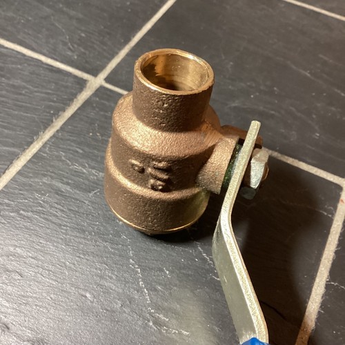 NIBCO 1/2” Brass Ball Valve, WOG-400 SWP-125 NEW - Picture 5 of 6