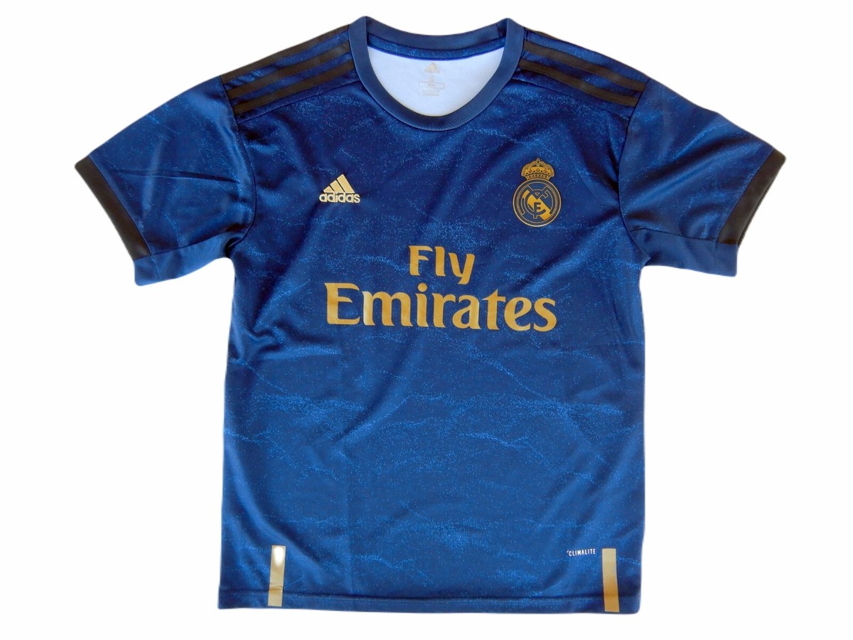2019-20 Real Madrid Adidas Climalite La Liga Football Away Jersey