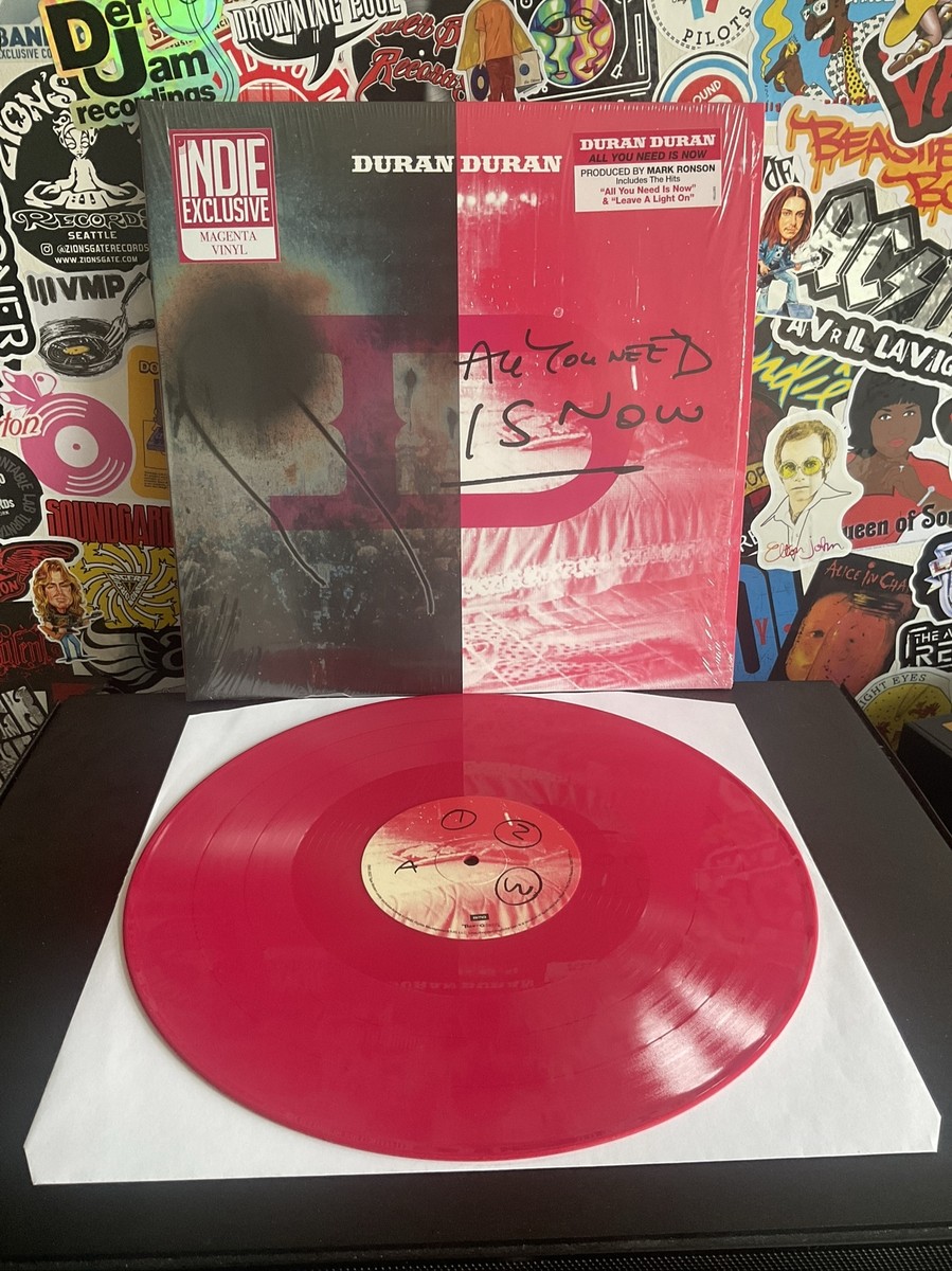 DURAN DURAN All You Need Is Now VG++ 2LP MAGENTA VINYL with HYPE