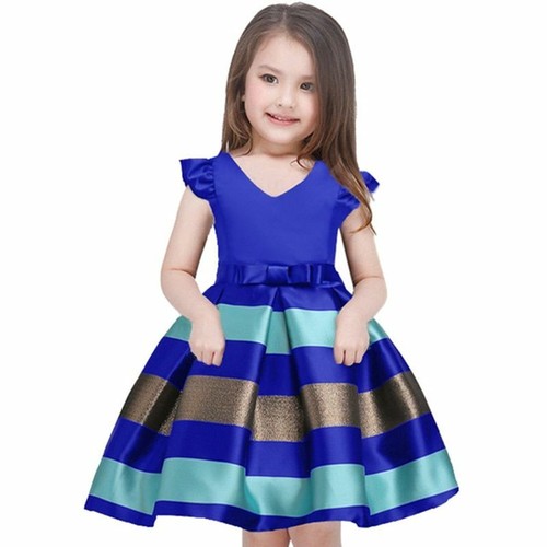 Baby Girls Striped Dress For Formal 